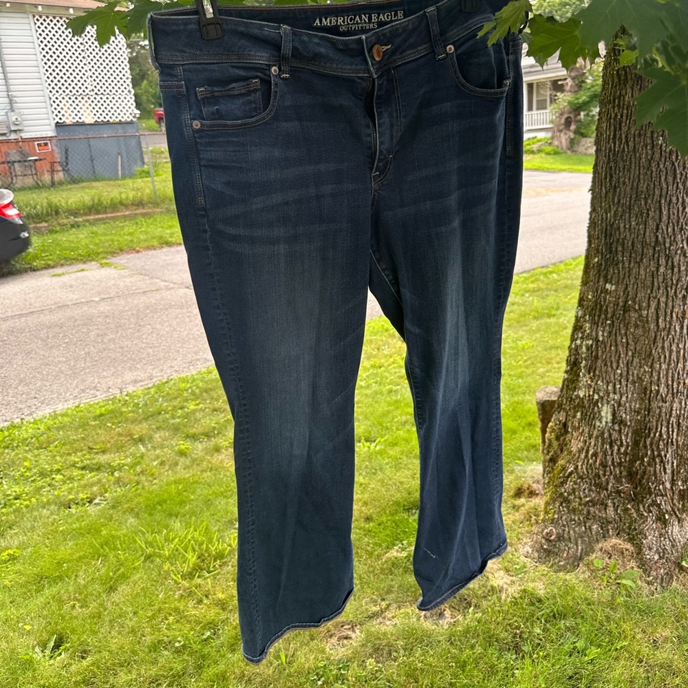 American Eagle Outfitters Blue Boot Cut Jeans